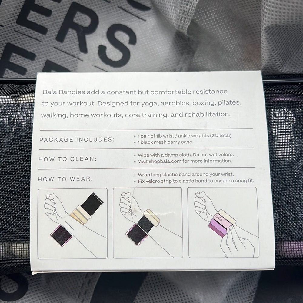 Bala UO Exclusive Bangles Wearable Weight Set - Picture 3 of 5
